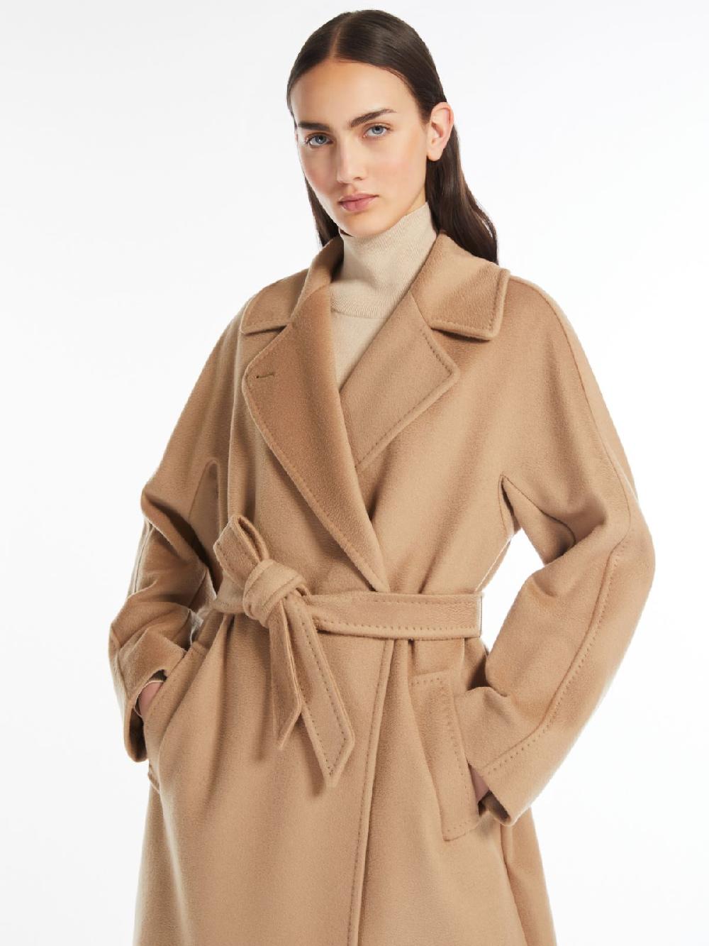 Weekend Cappotto in lana con cintura Italy