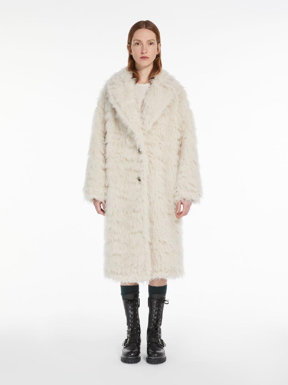 Weekend Cappotto a vestaglia in alpaca e lana In Linea