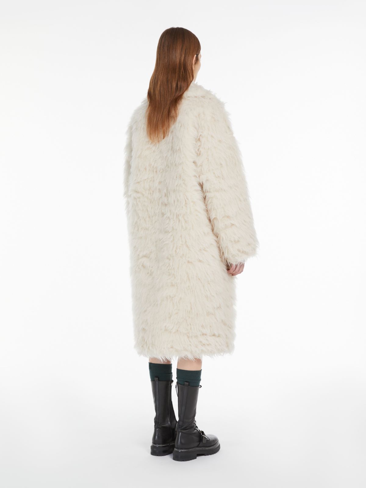 Weekend Cappotto a vestaglia in alpaca e lana In Linea