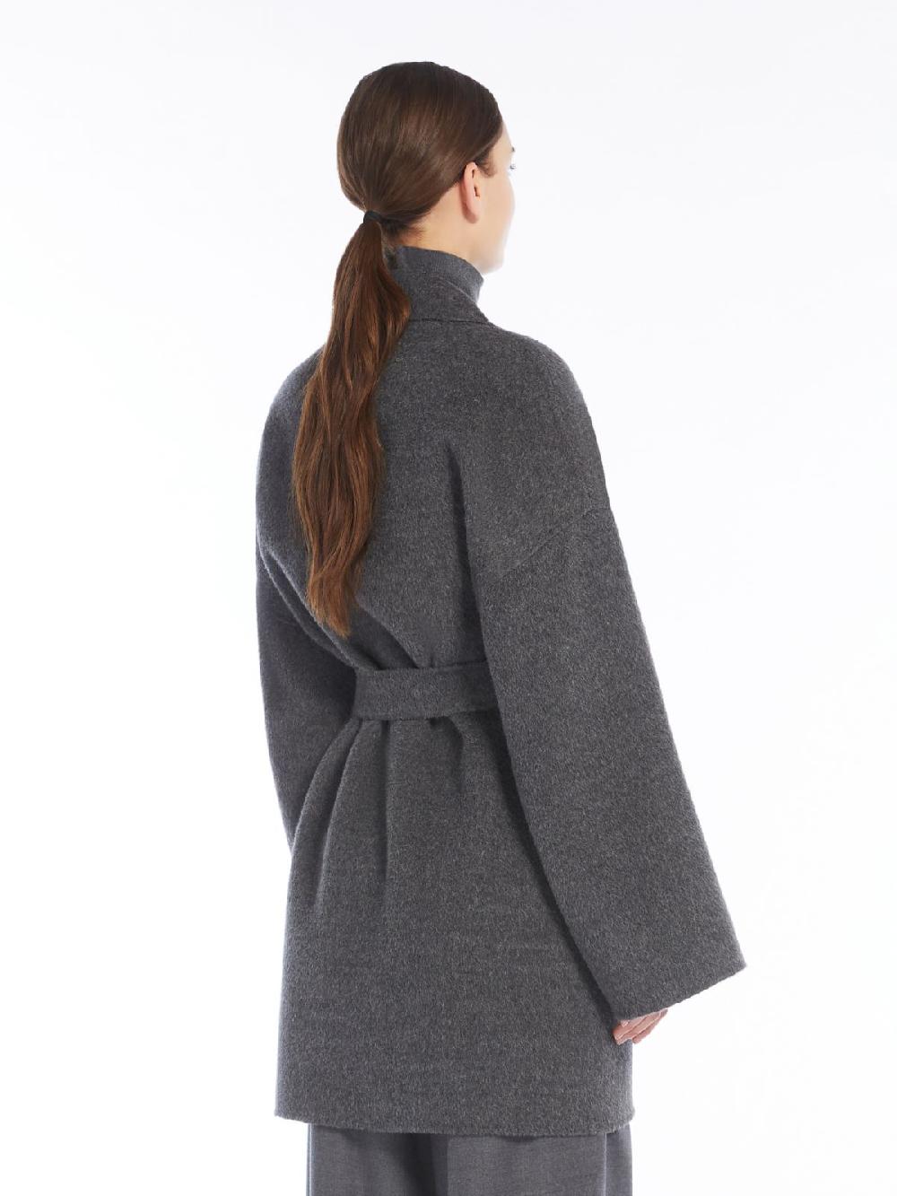 Weekend Cappotto over in lana di alpaca Spedizione Gratuita