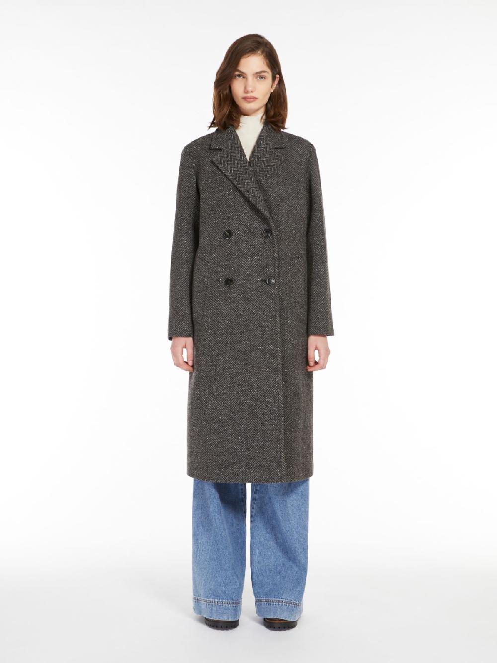 Weekend Cappotto in tweed di lana Pezzi Unici