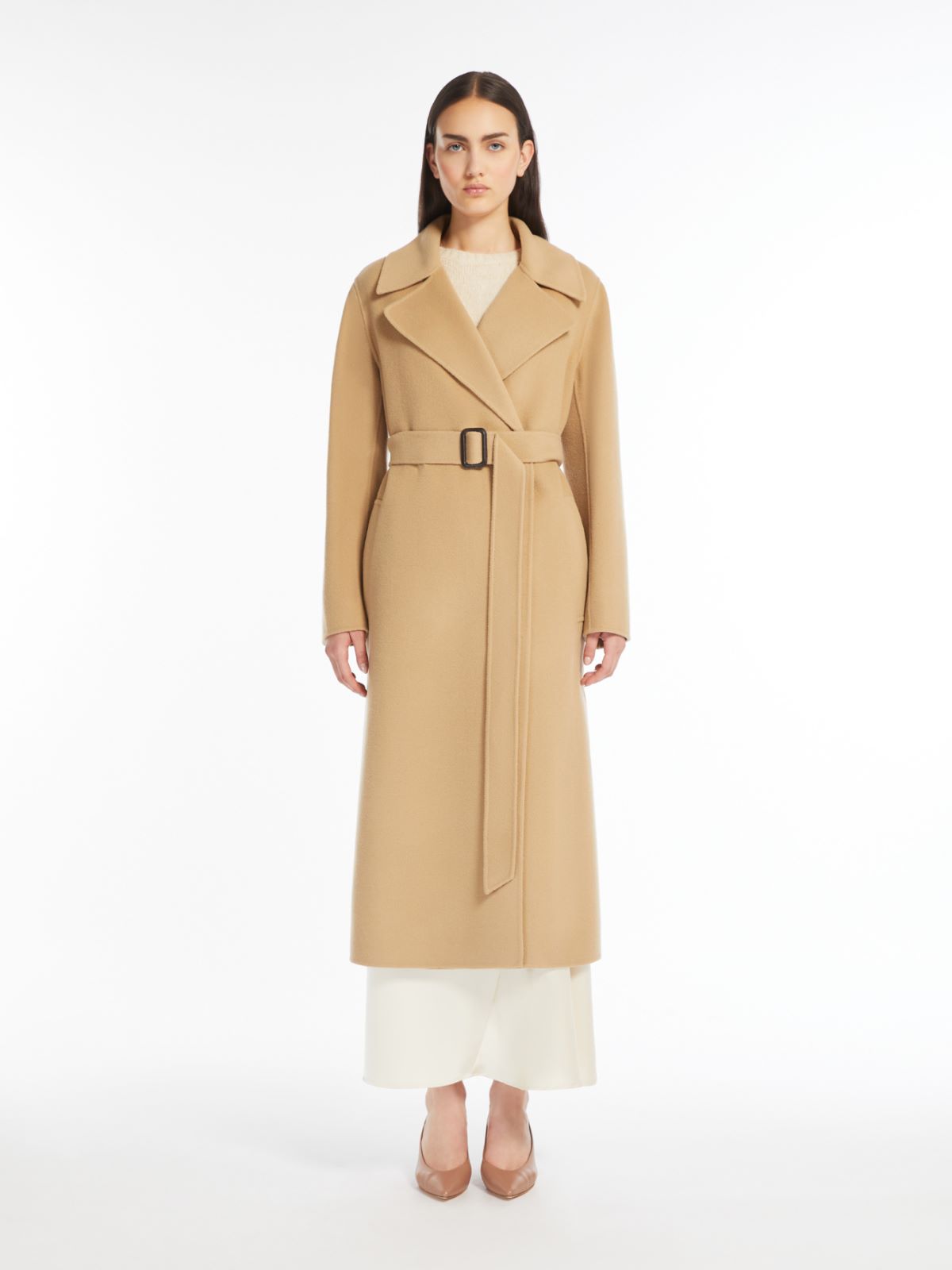 Weekend Cappotto lungo a vestaglia in lana Qualità Garantita