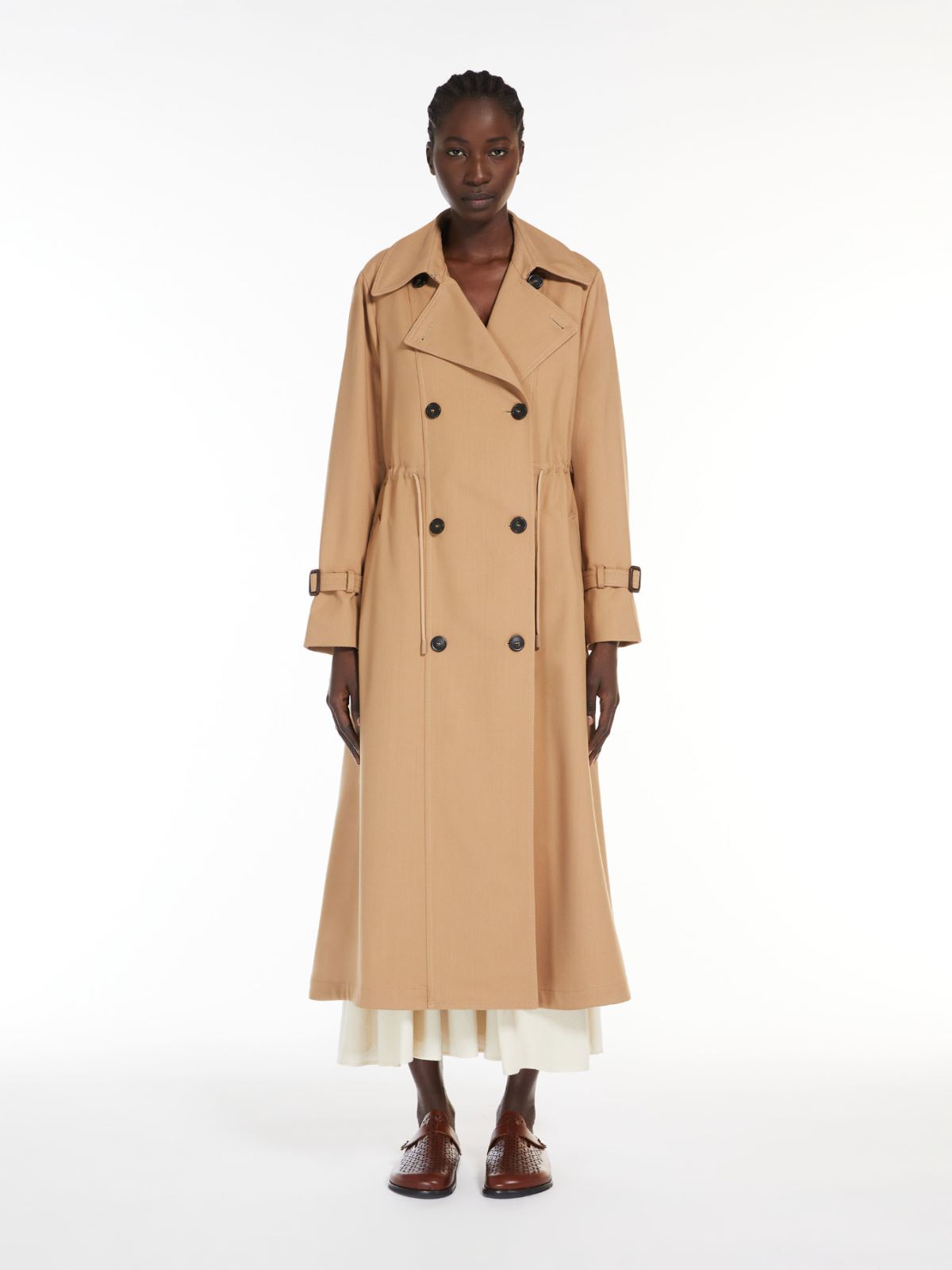 Weekend Trench in mista lana Negozi Online
