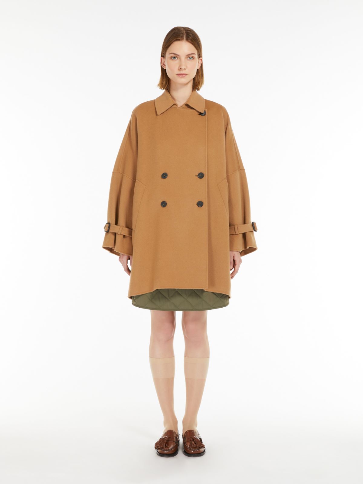 Weekend Cappotto ampio in double di mista lana Promozione Limitata