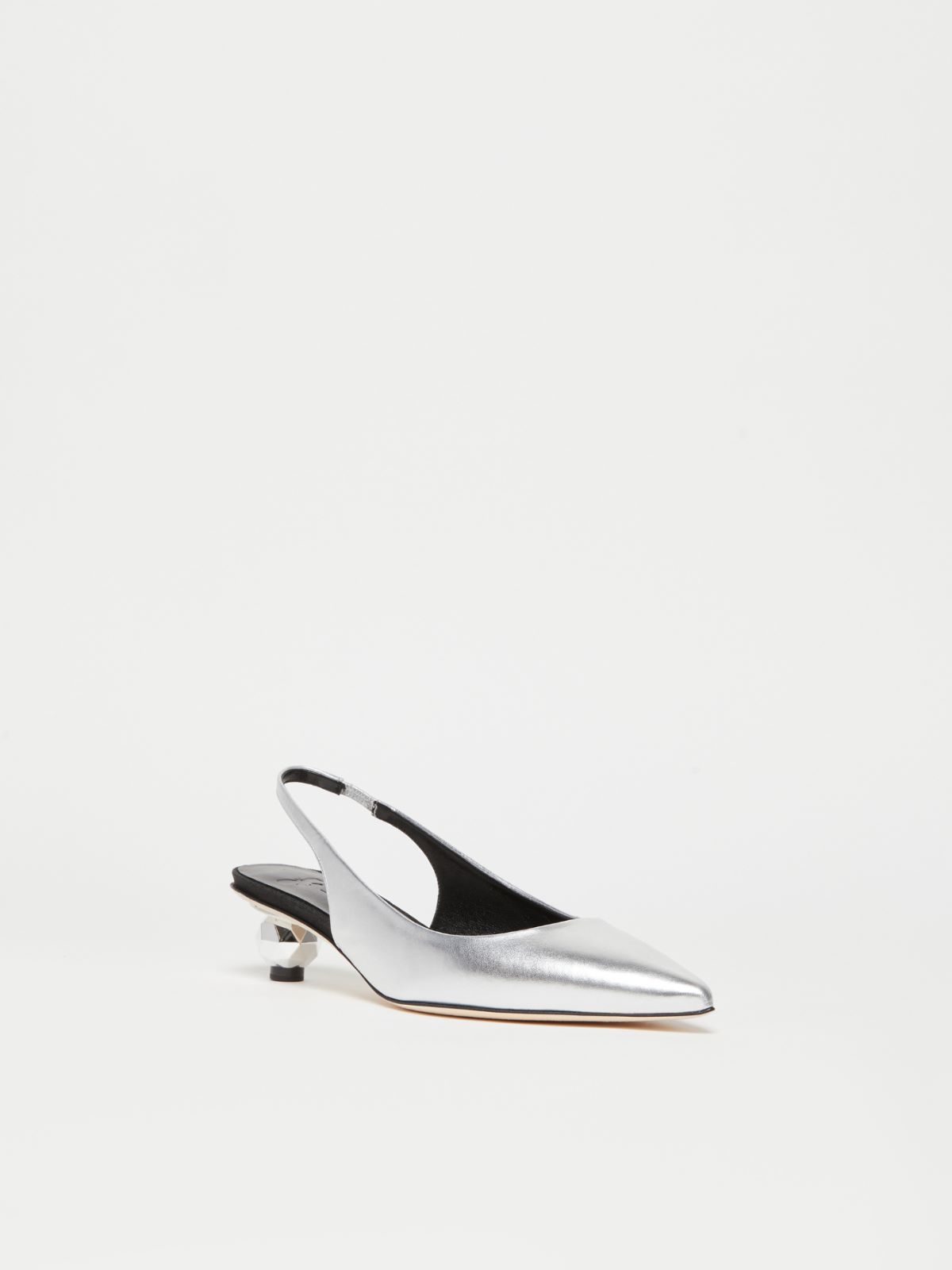 Weekend Slingback in nappa laminata Hotsell