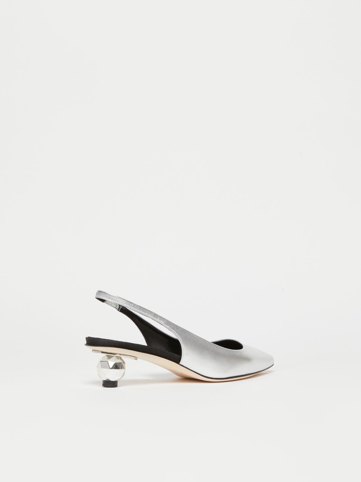 Weekend Slingback in nappa laminata Hotsell