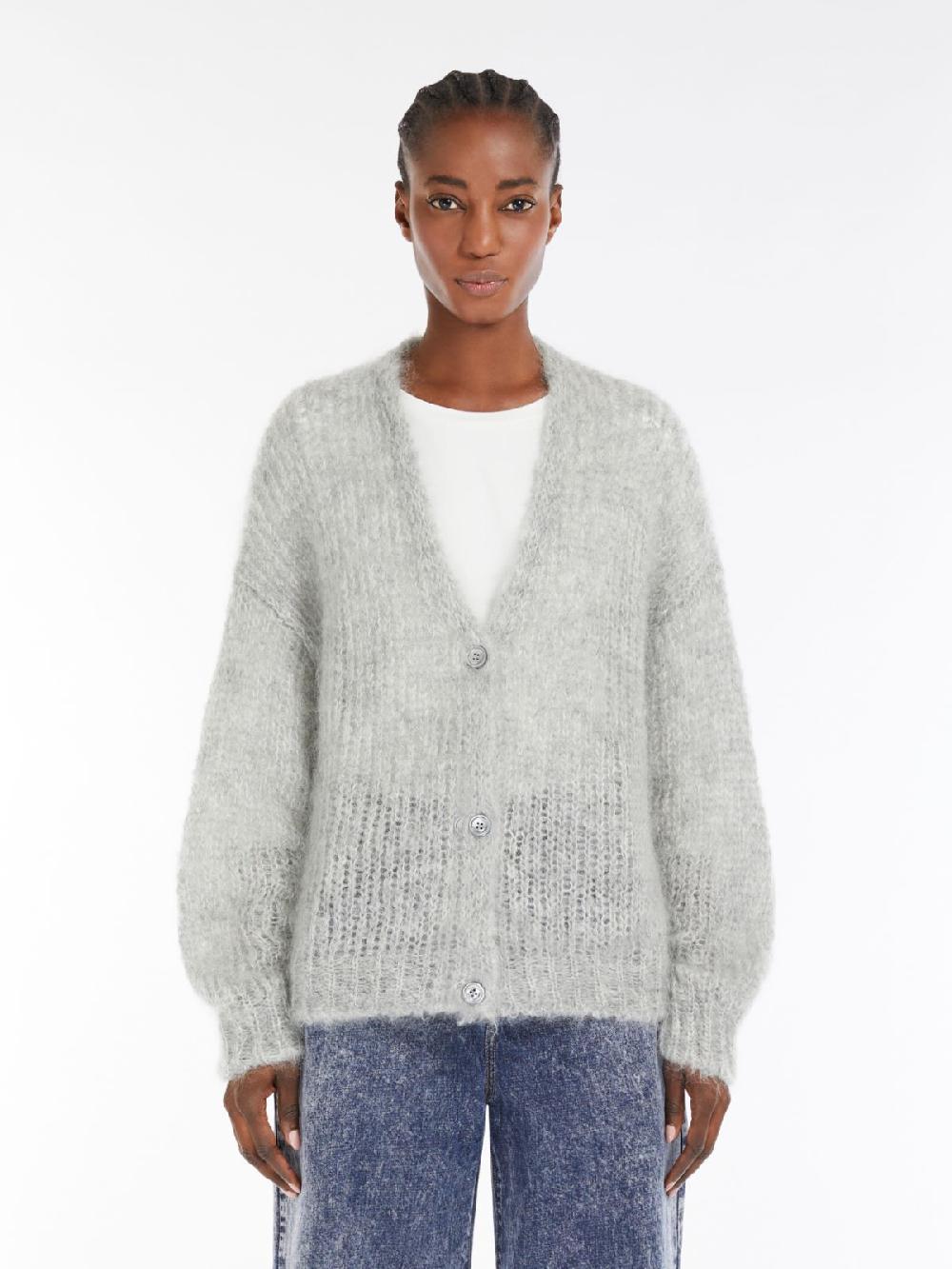 Weekend Cardigan in filato di mohair Vendite Flash