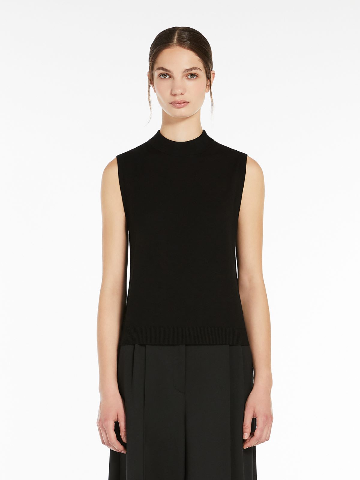 Weekend Top in filato di viscosa stretch Vendita