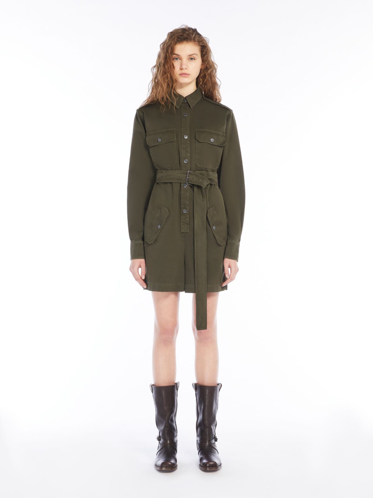 Weekend Tuta cargo in gabardina di cotone Sconto