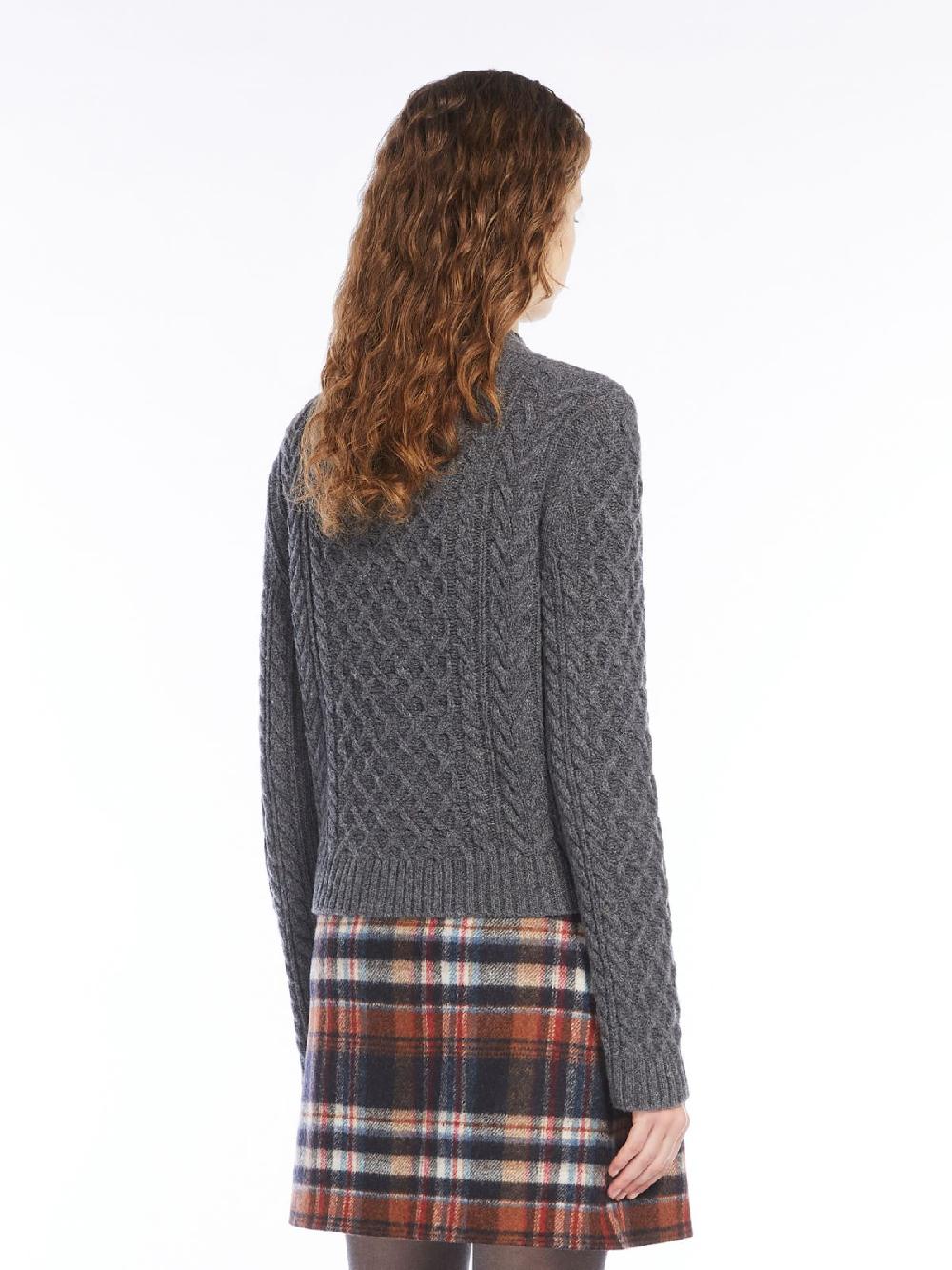 Weekend Cardigan in lana a trecce Spedizione Gratuita
