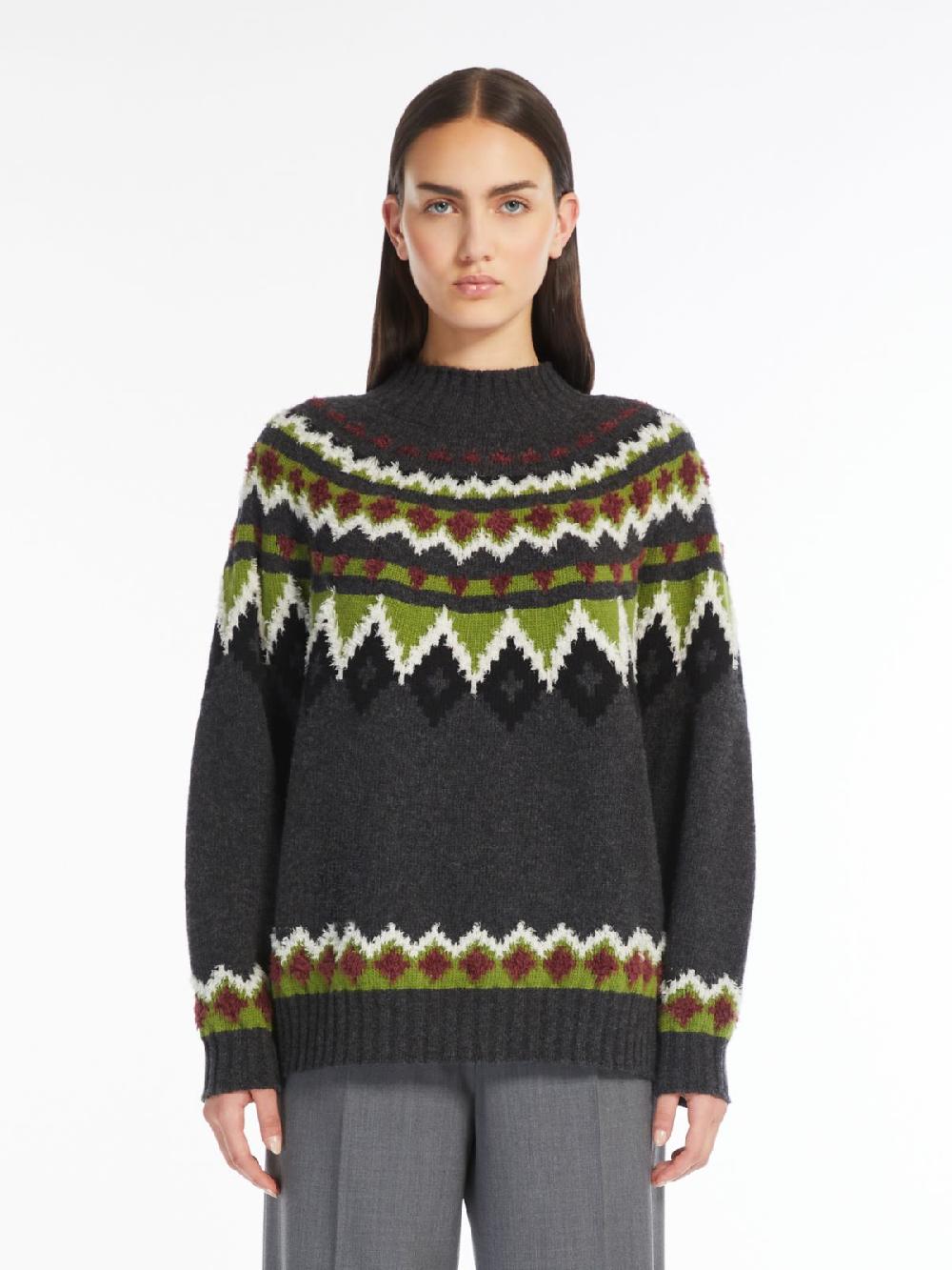 Weekend Maglia in lana jacquard Pezzi Unici