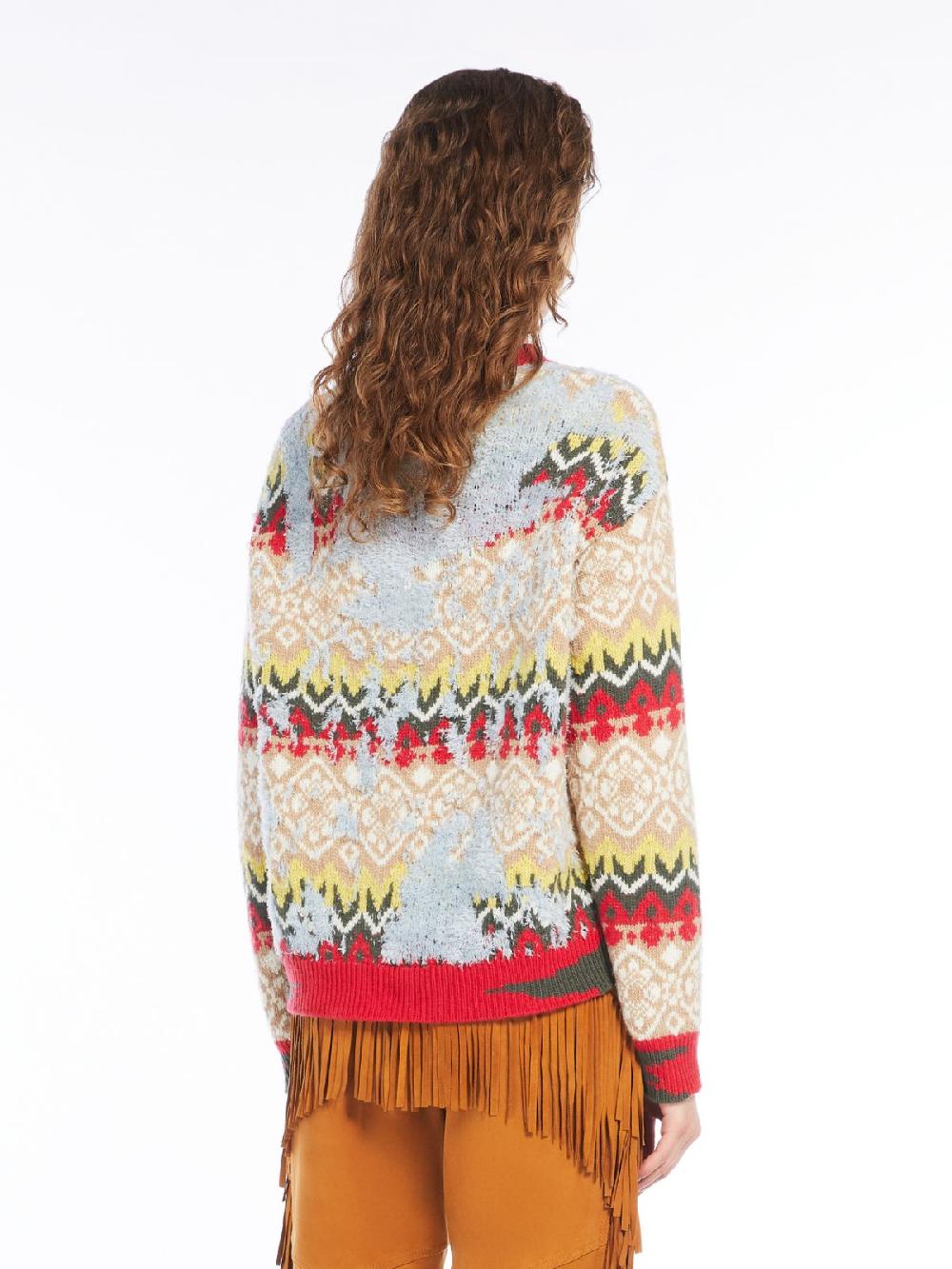 Weekend Maglia in mista lana jacquard Fino Al -60%