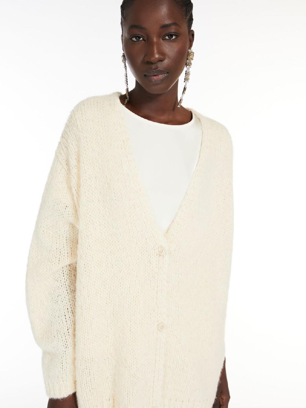 Weekend Cardigan over in alpaca e cotone Novità