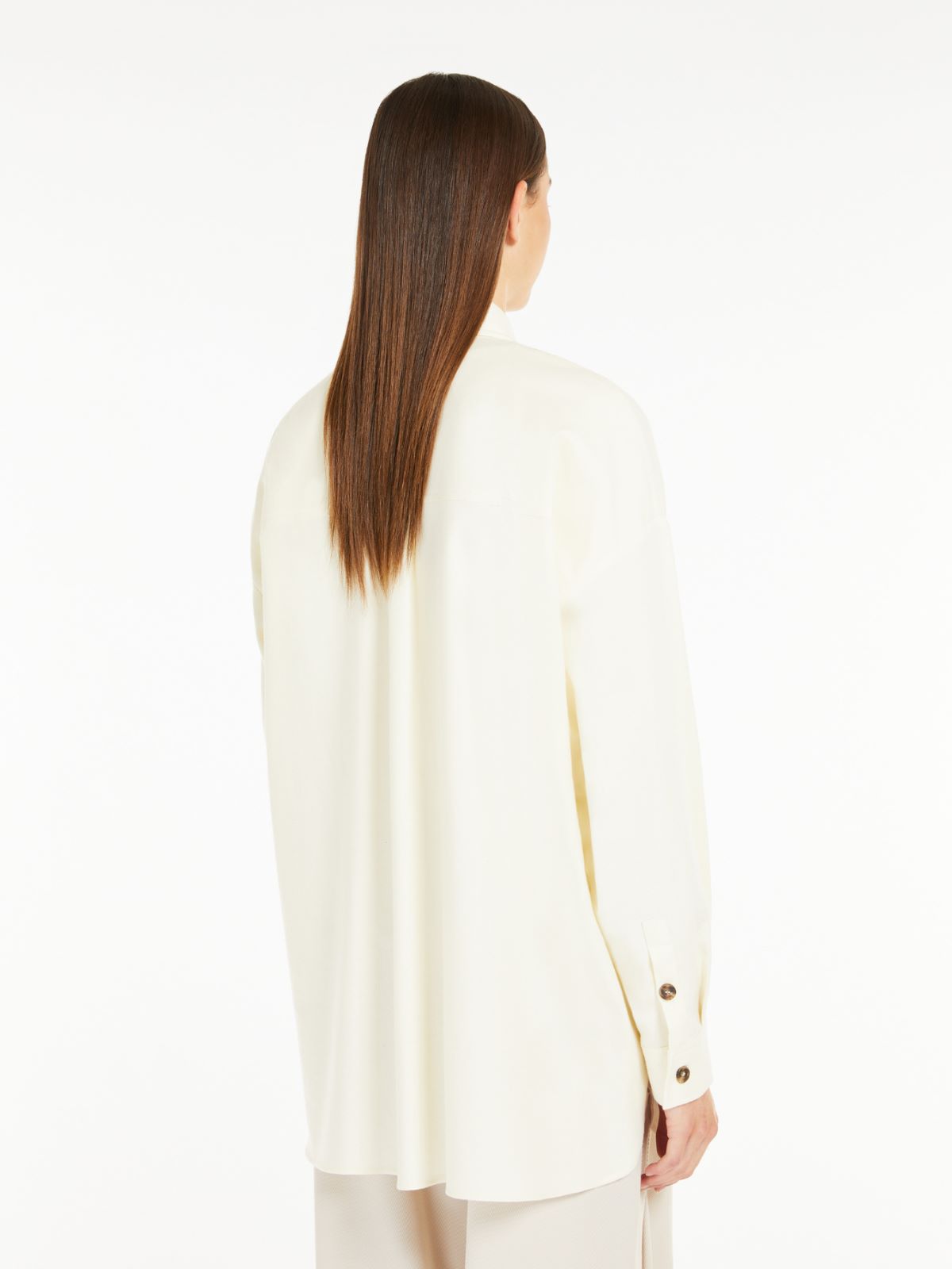 Weekend Camicia over in flanella di cotone Vendite Flash