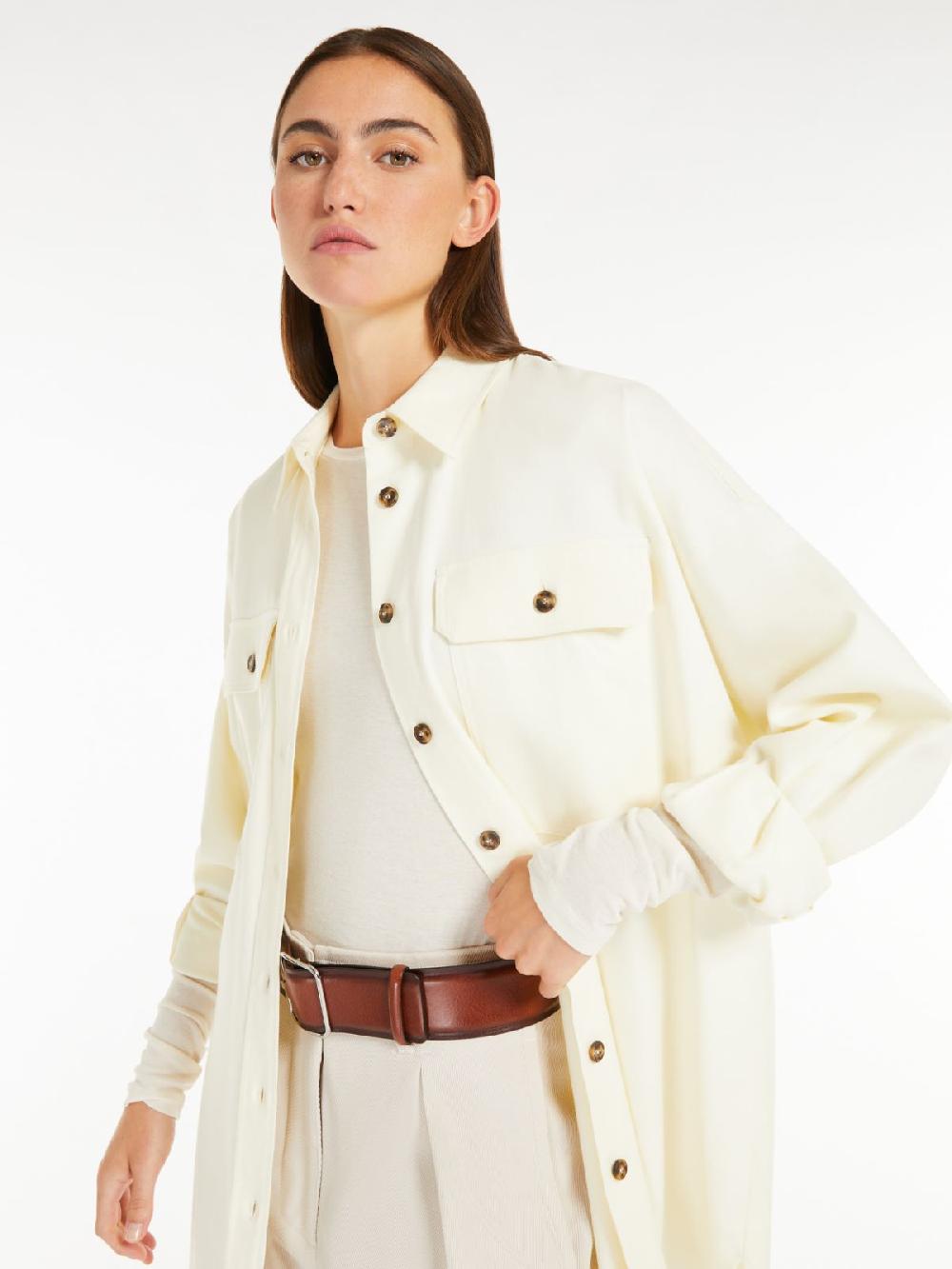 Weekend Camicia over in flanella di cotone Vendite Flash