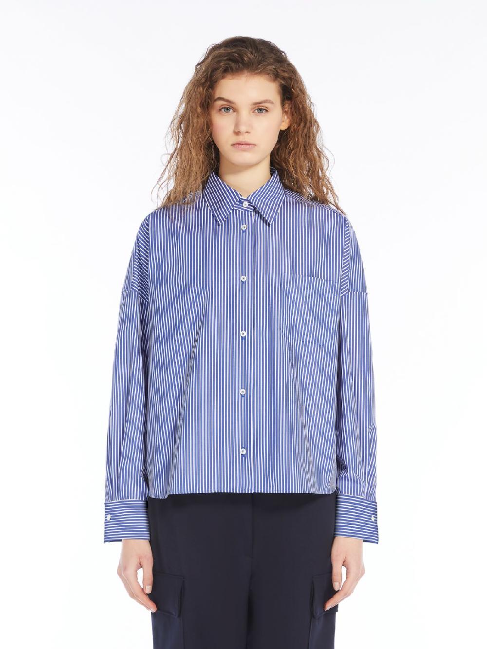 Weekend Camicia over in popeline Italy