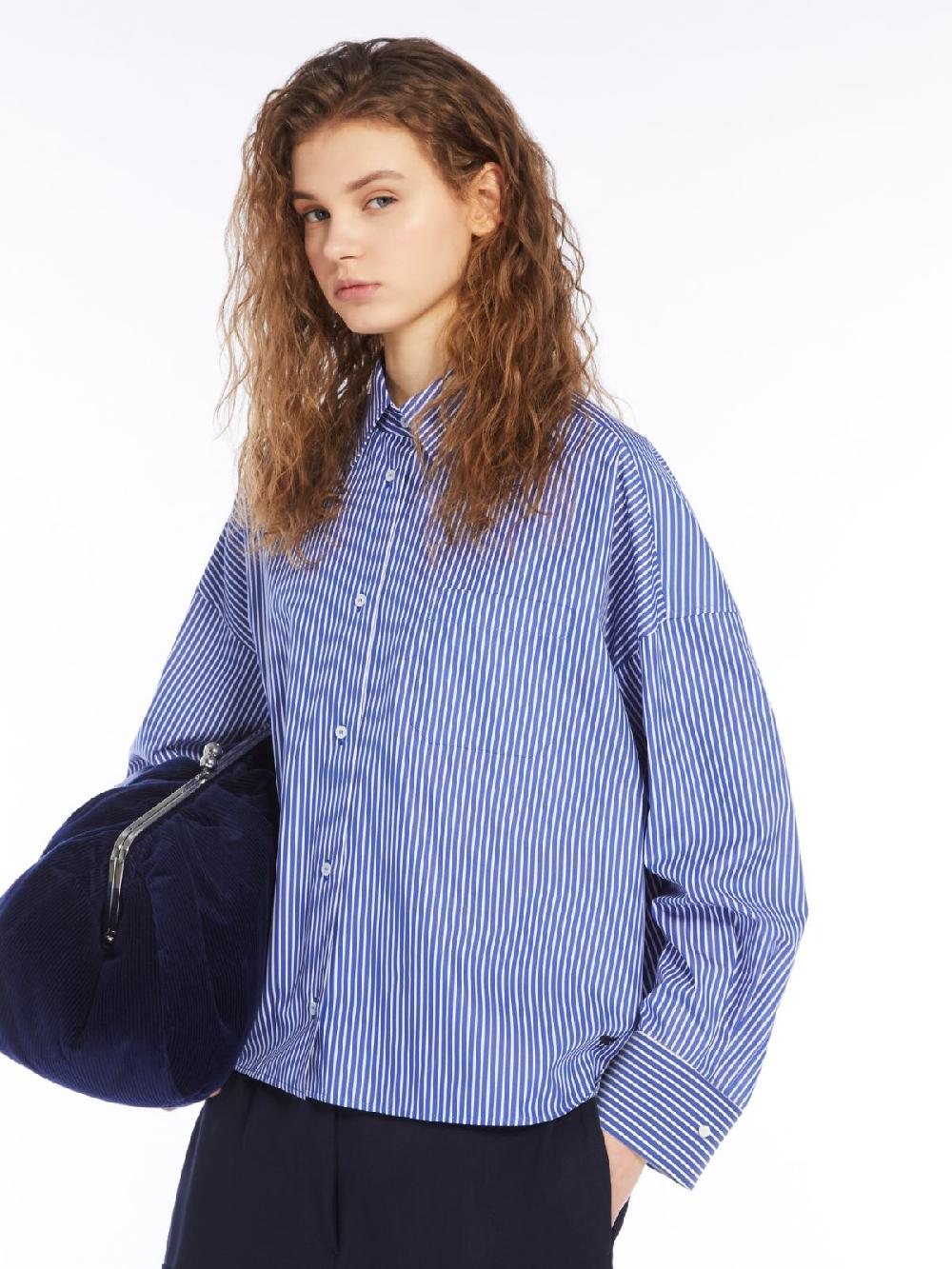 Weekend Camicia over in popeline Italy