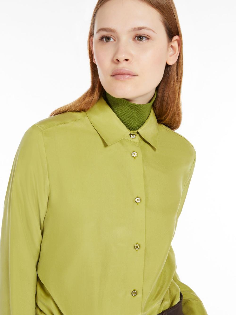 Weekend Camicia in seta lavata In Linea