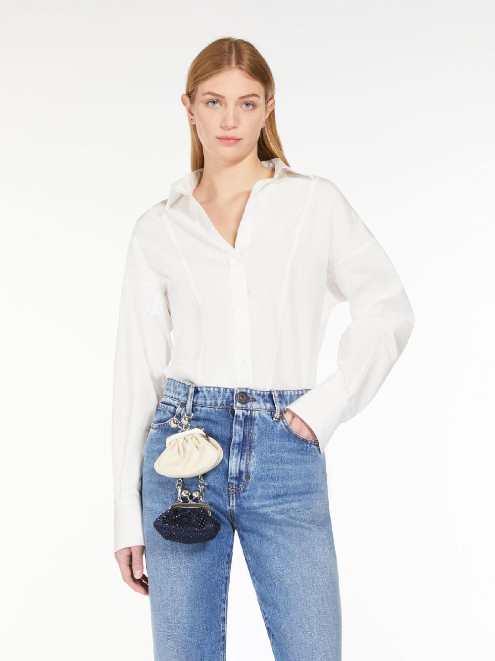Weekend Camicia incrociata in popeline di cotone Fornitura limitata