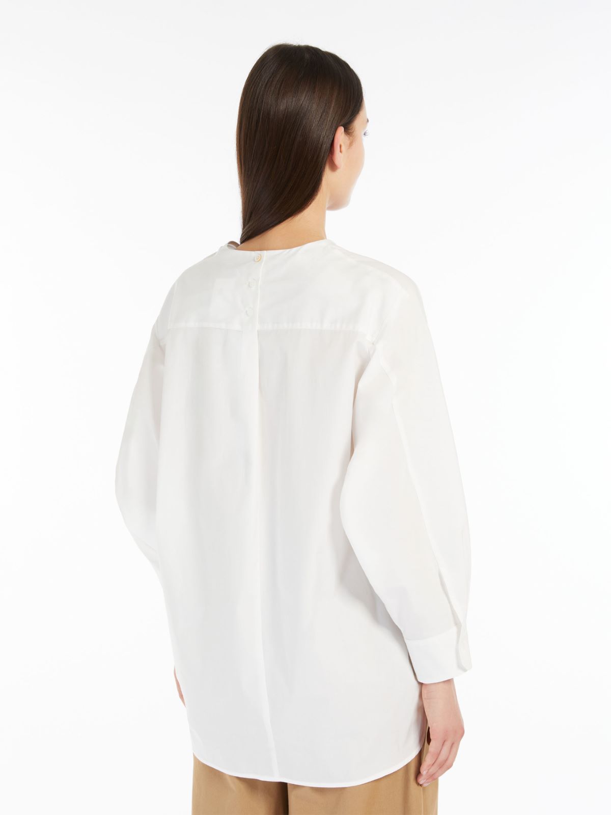 Weekend Blusa in popeline di cotone Consegna Veloce