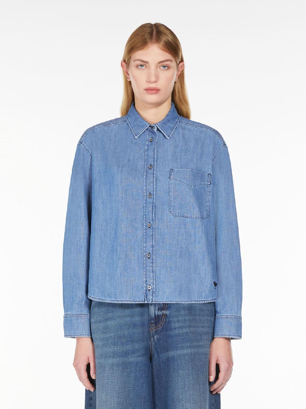 Weekend Camicia in denim di cotone Prezzo Ridotto