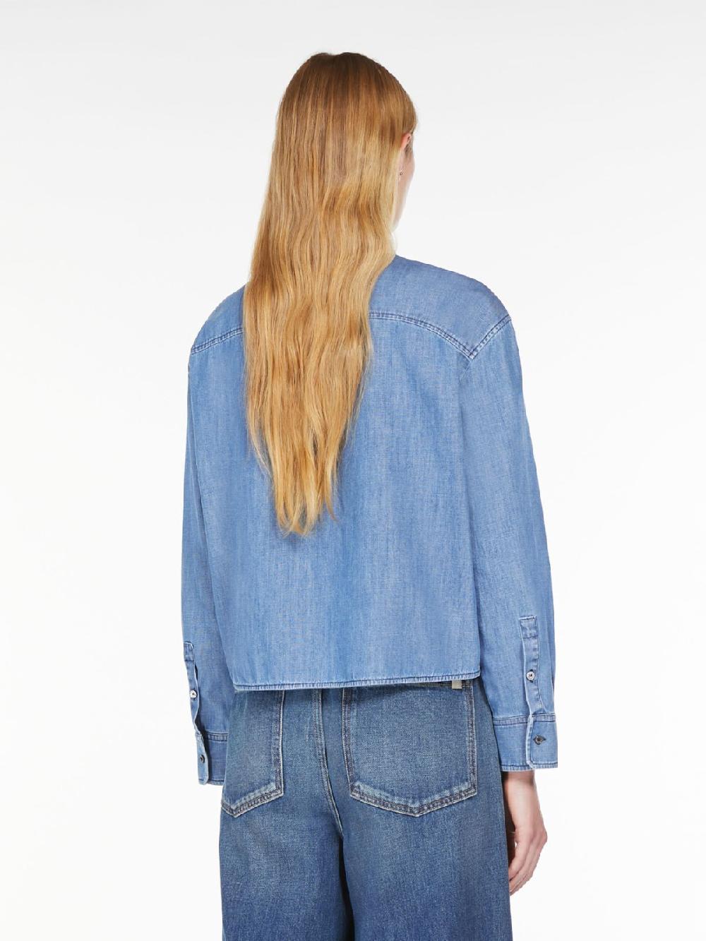 Weekend Camicia in denim di cotone Prezzo Ridotto