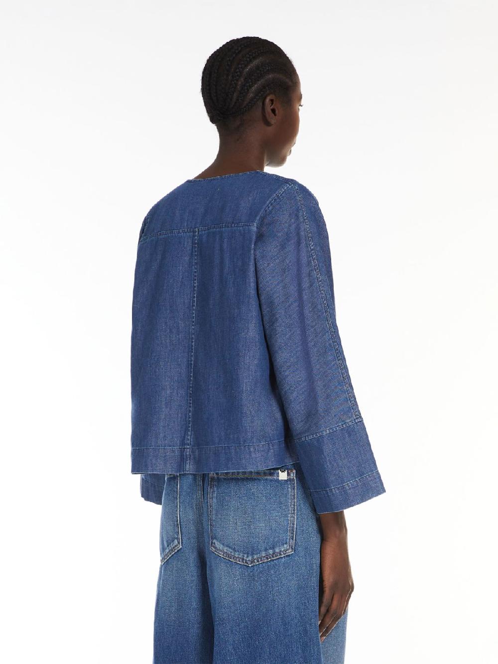 Weekend Blusa marinier in denim Convenienza