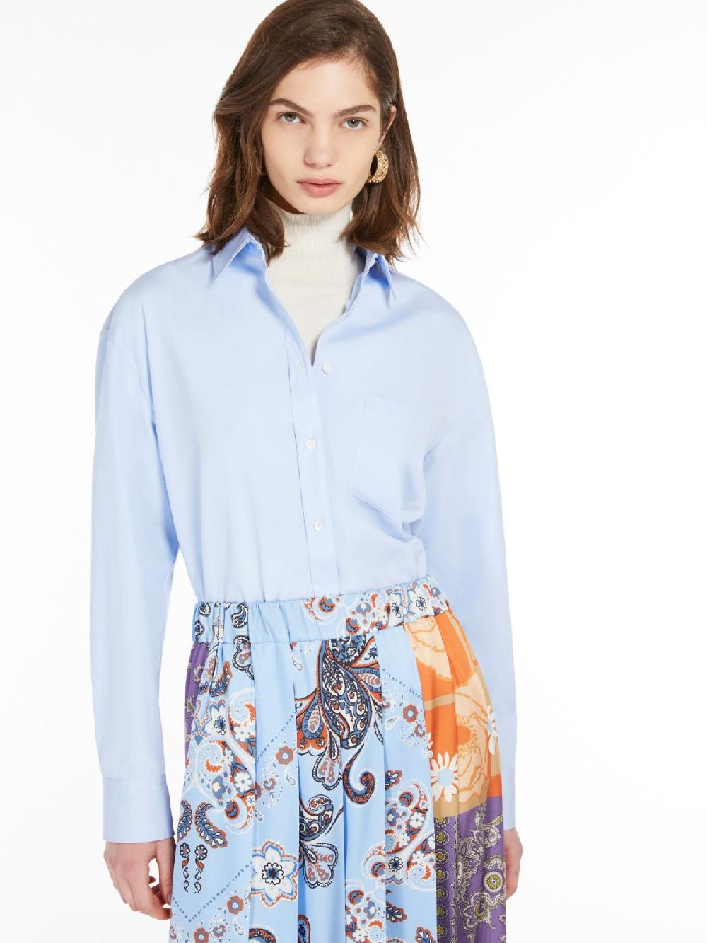 Weekend Camicia in popeline di cotone Presa