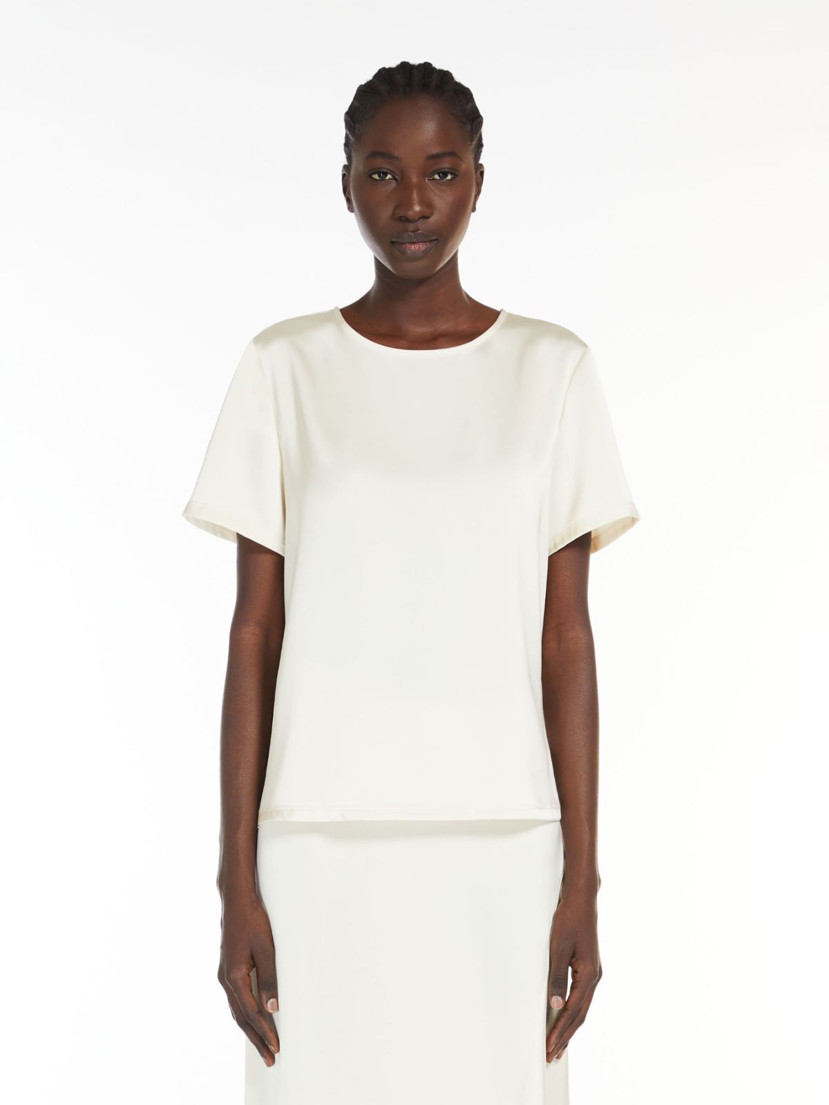 Weekend T-shirt in raso e jersey In Vendita