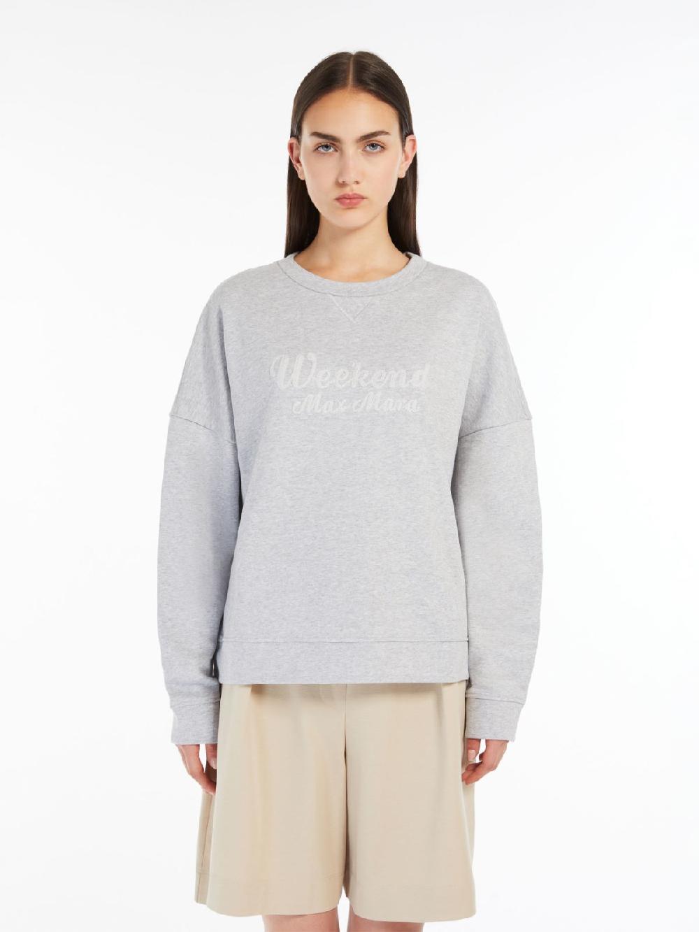 Weekend Felpa oversize in cotone Vendita Economica