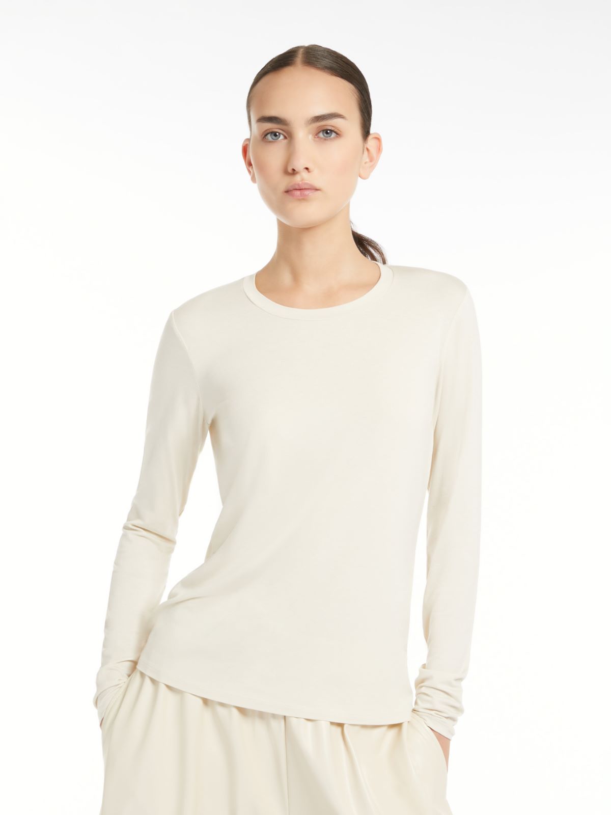 Weekend T-shirt aderente in jersey Vendite Flash