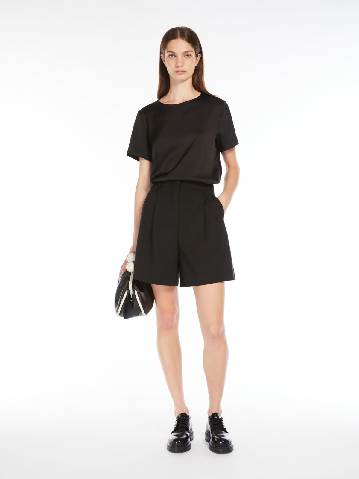 Weekend T-shirt in raso e jersey