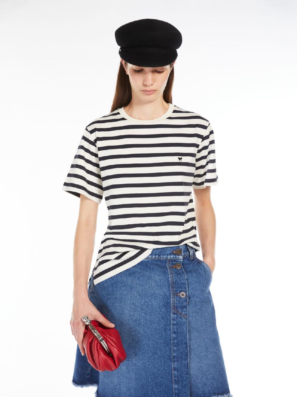 Weekend T-shirt in cotone con logo Italia