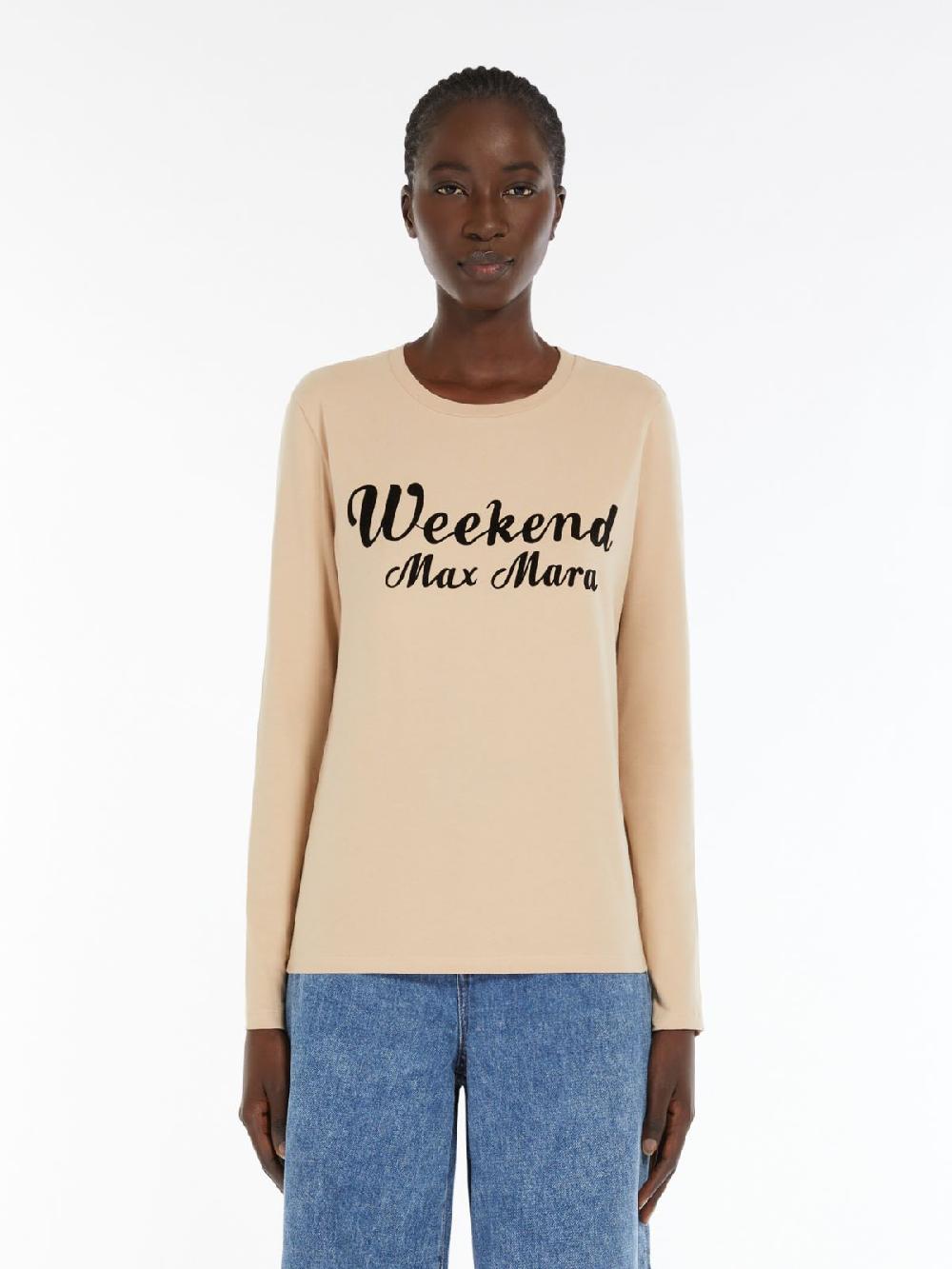 Weekend T-shirt in cotone con stampa 2025