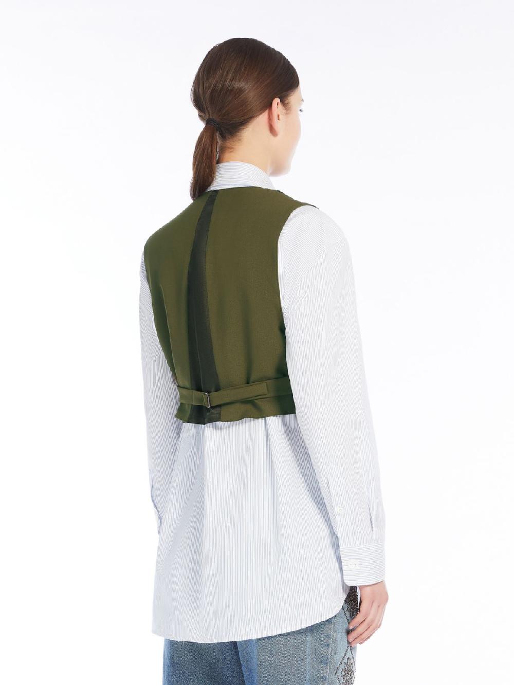 Weekend Gilet in mista lana Pezzi Unici