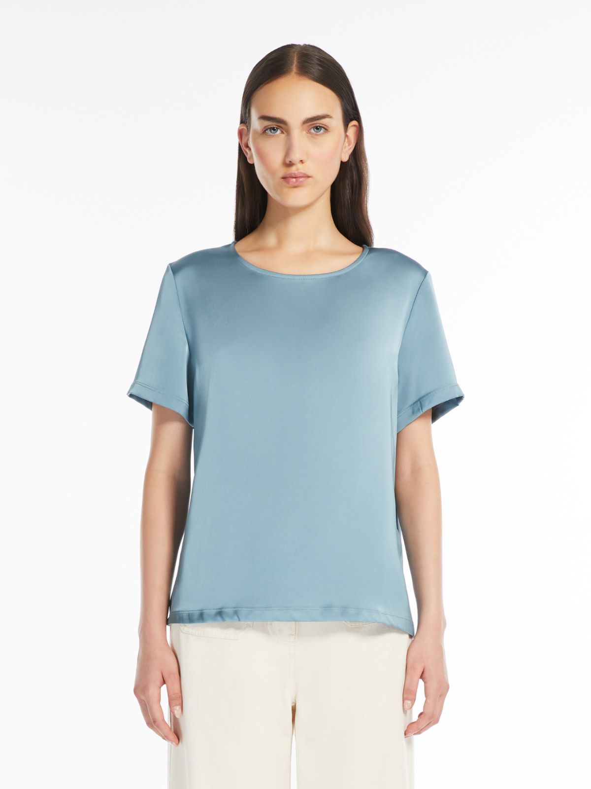 Weekend T-shirt in raso e jersey Soddisfazione Garantita