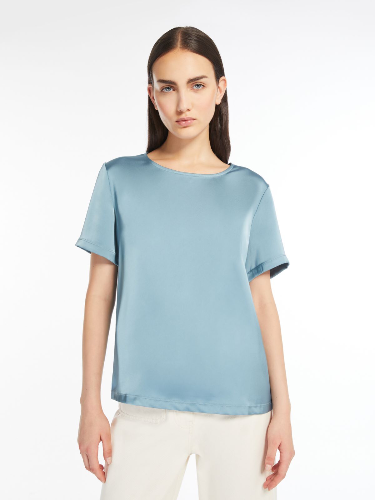 Weekend T-shirt in raso e jersey Soddisfazione Garantita