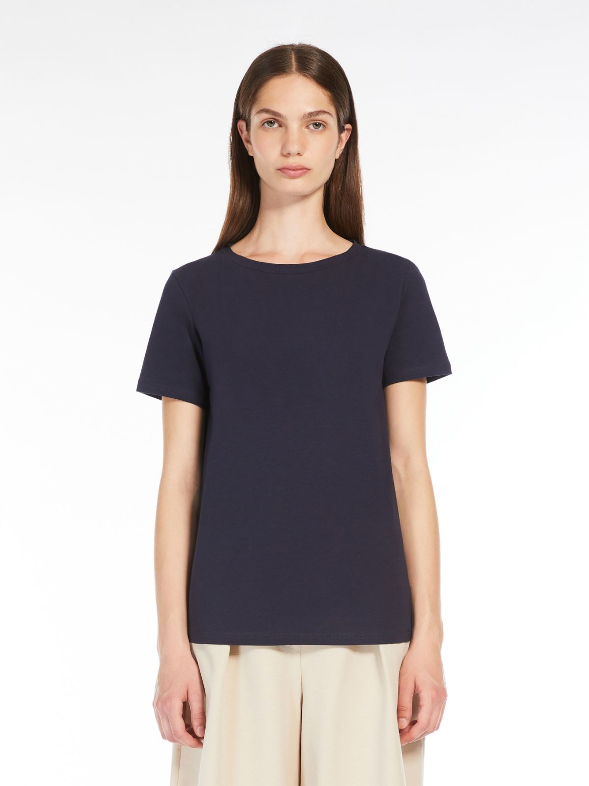 Weekend T-shirt basic in cotone stretch Only for today