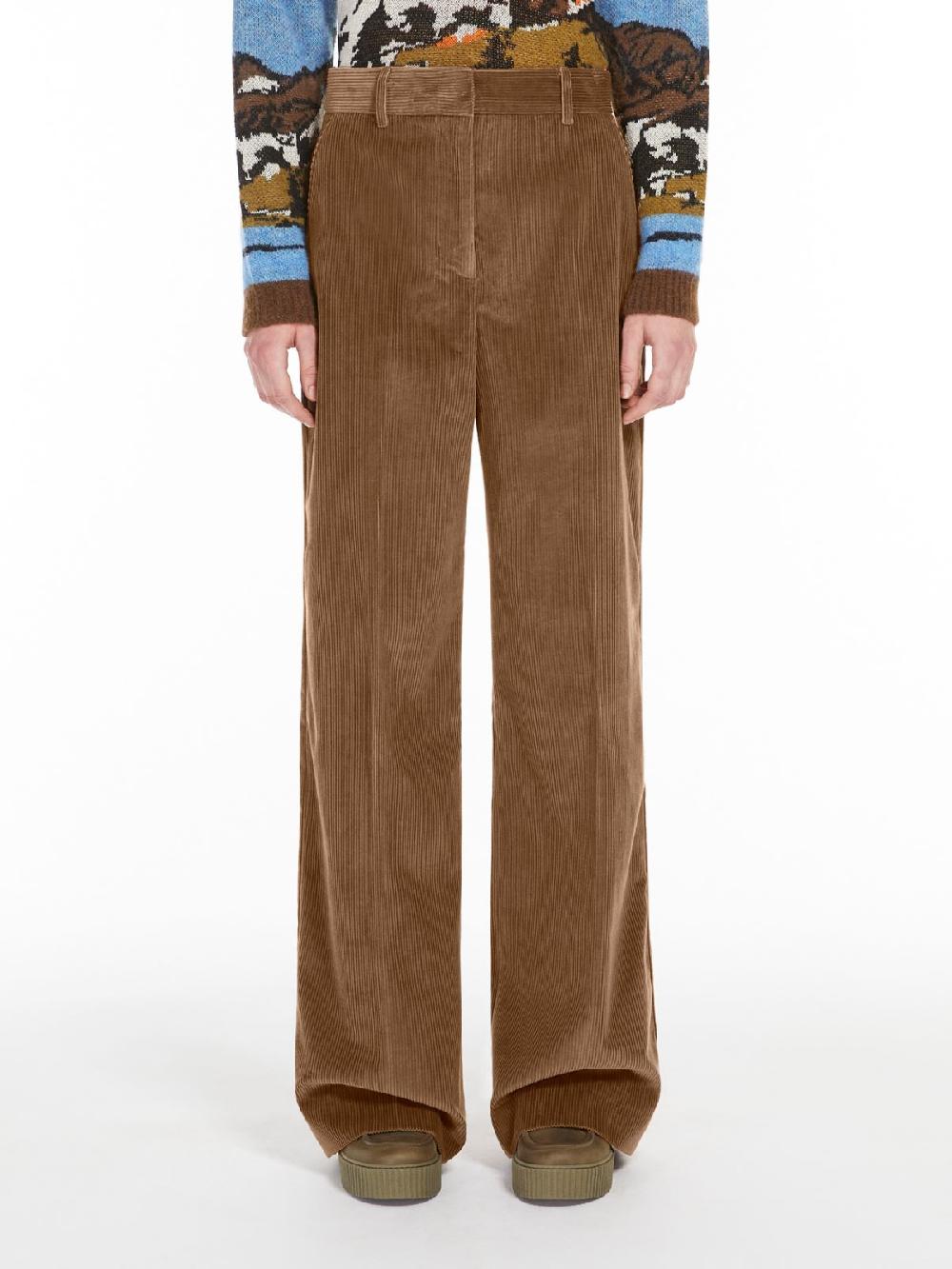 Weekend Pantalone wide leg in velluto Prezzo Ridotto