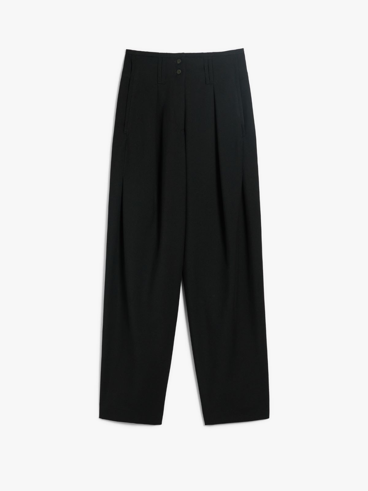 Weekend Pantalone ampio in mista lana Vendita Economica