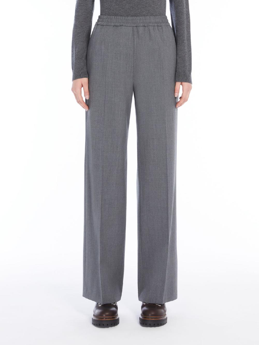 Weekend Pantalone in gabardina di lana In Saldo