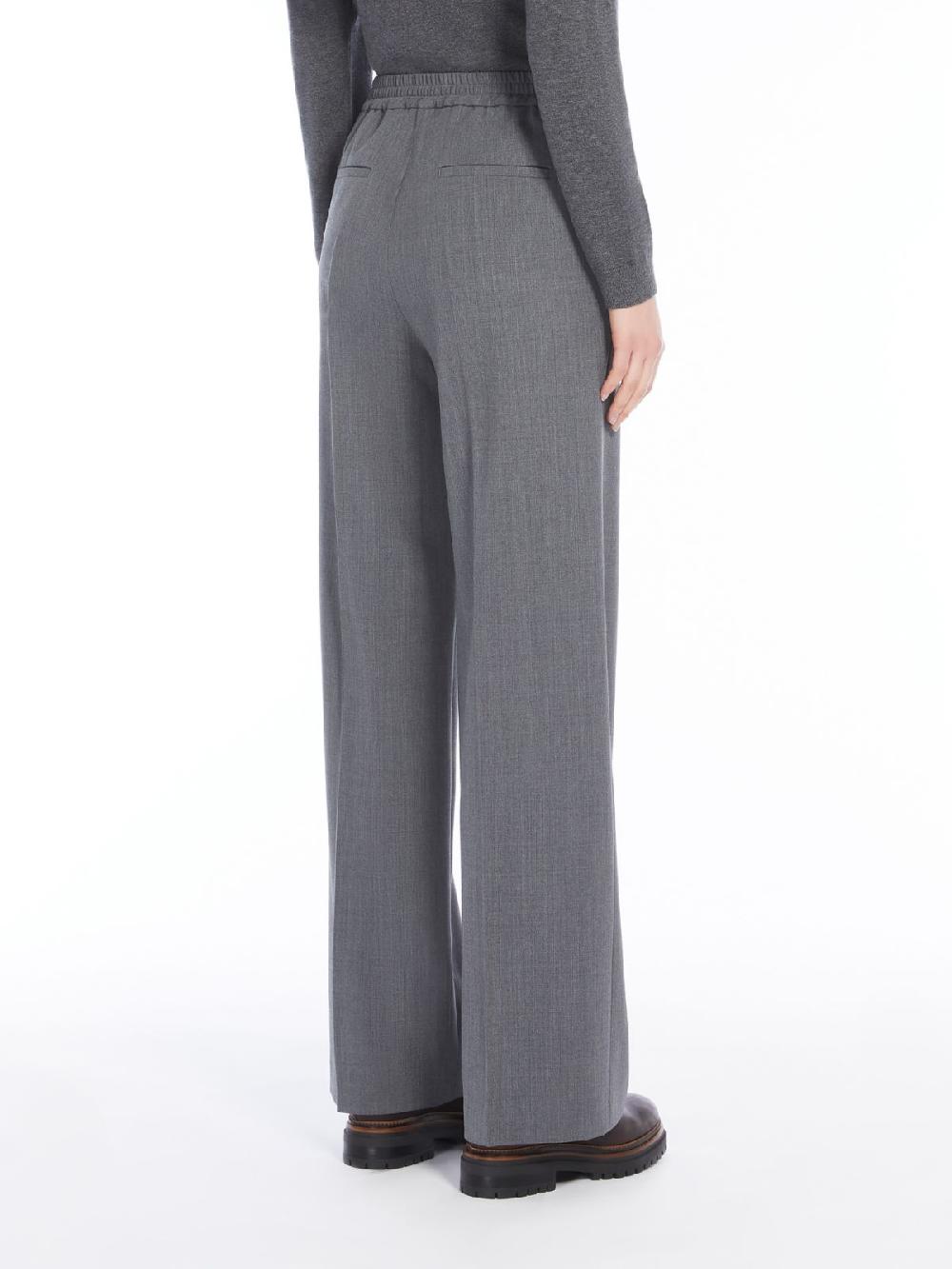 Weekend Pantalone in gabardina di lana In Saldo