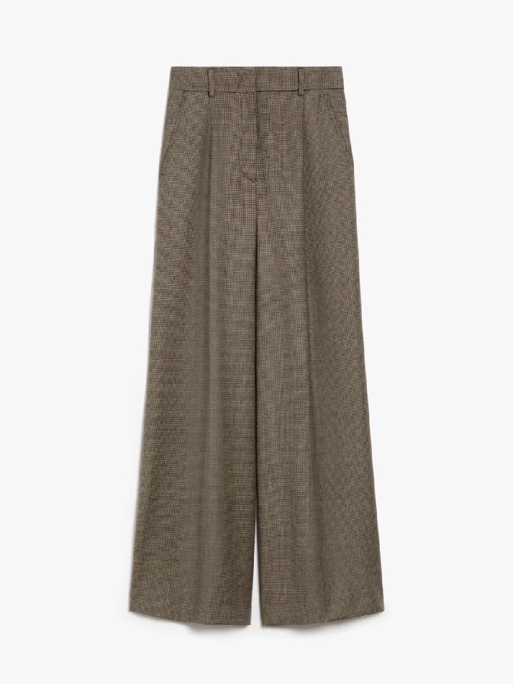 Weekend Pantalone palazzo in flanella di lana Moda