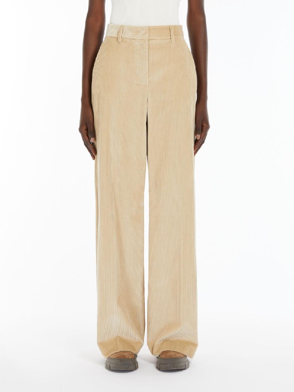 Weekend Pantalone wide leg in velluto Italia