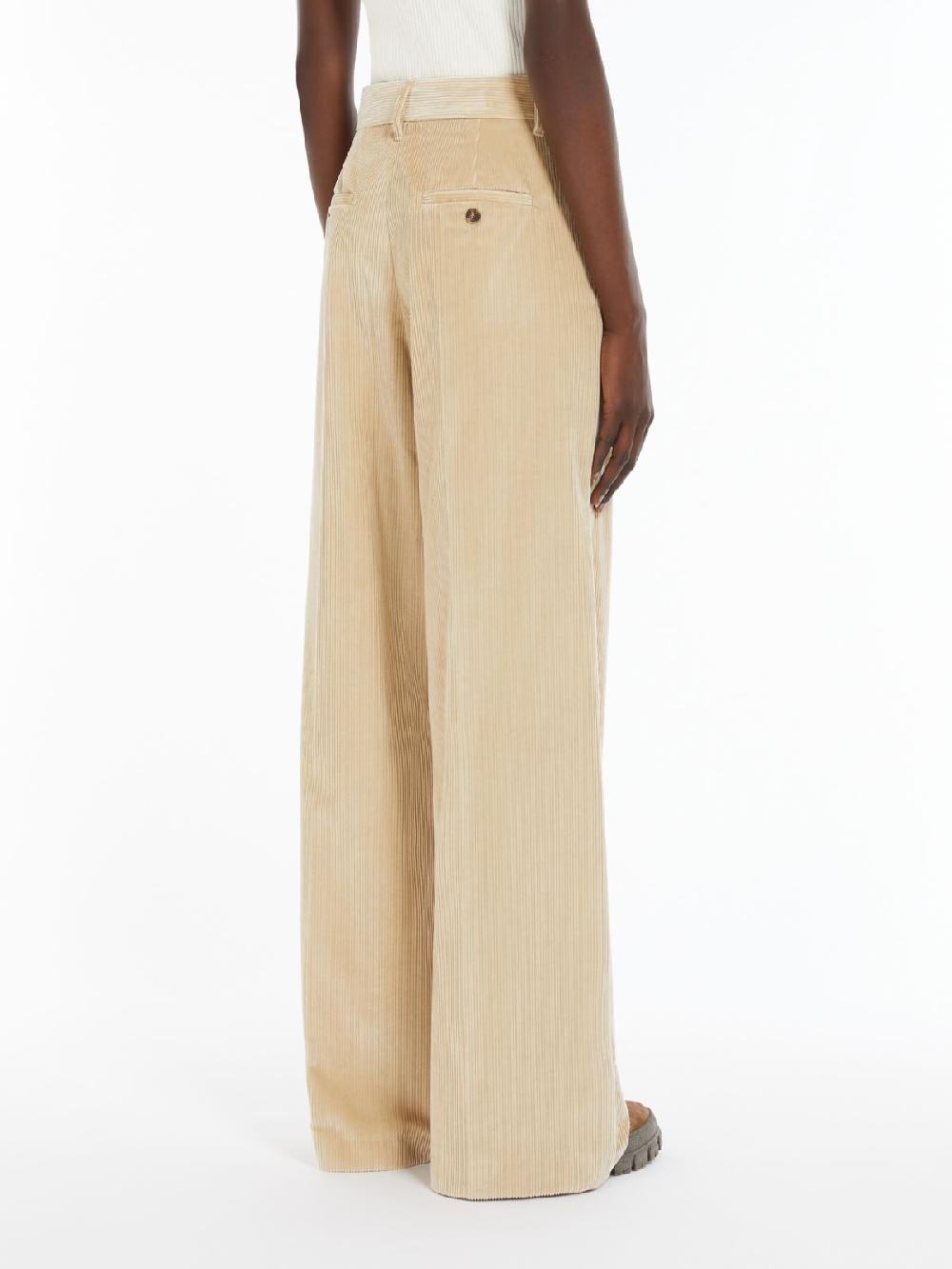 Weekend Pantalone wide leg in velluto Italia