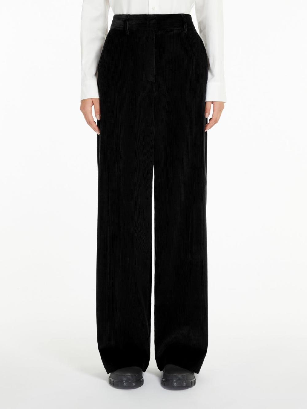 Weekend Pantalone wide leg in velluto In Linea