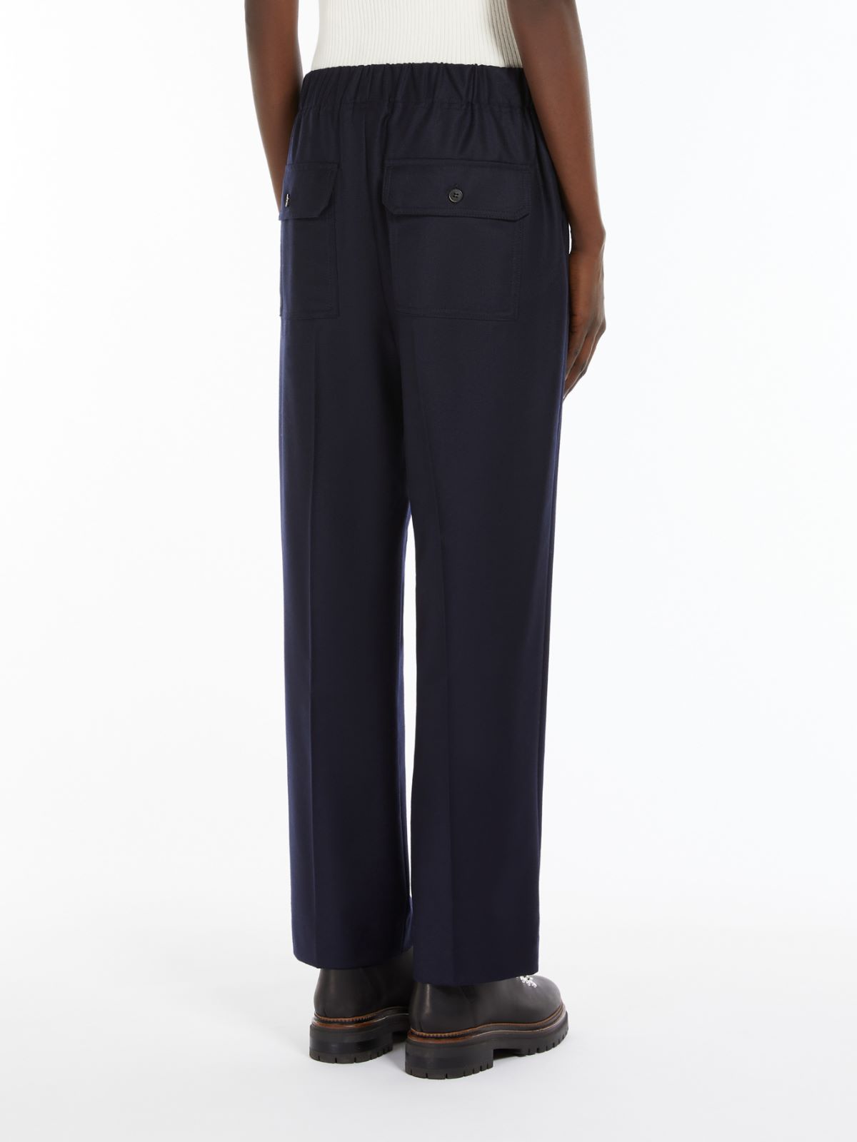 Weekend Pantalone comfort in flanella Vendita