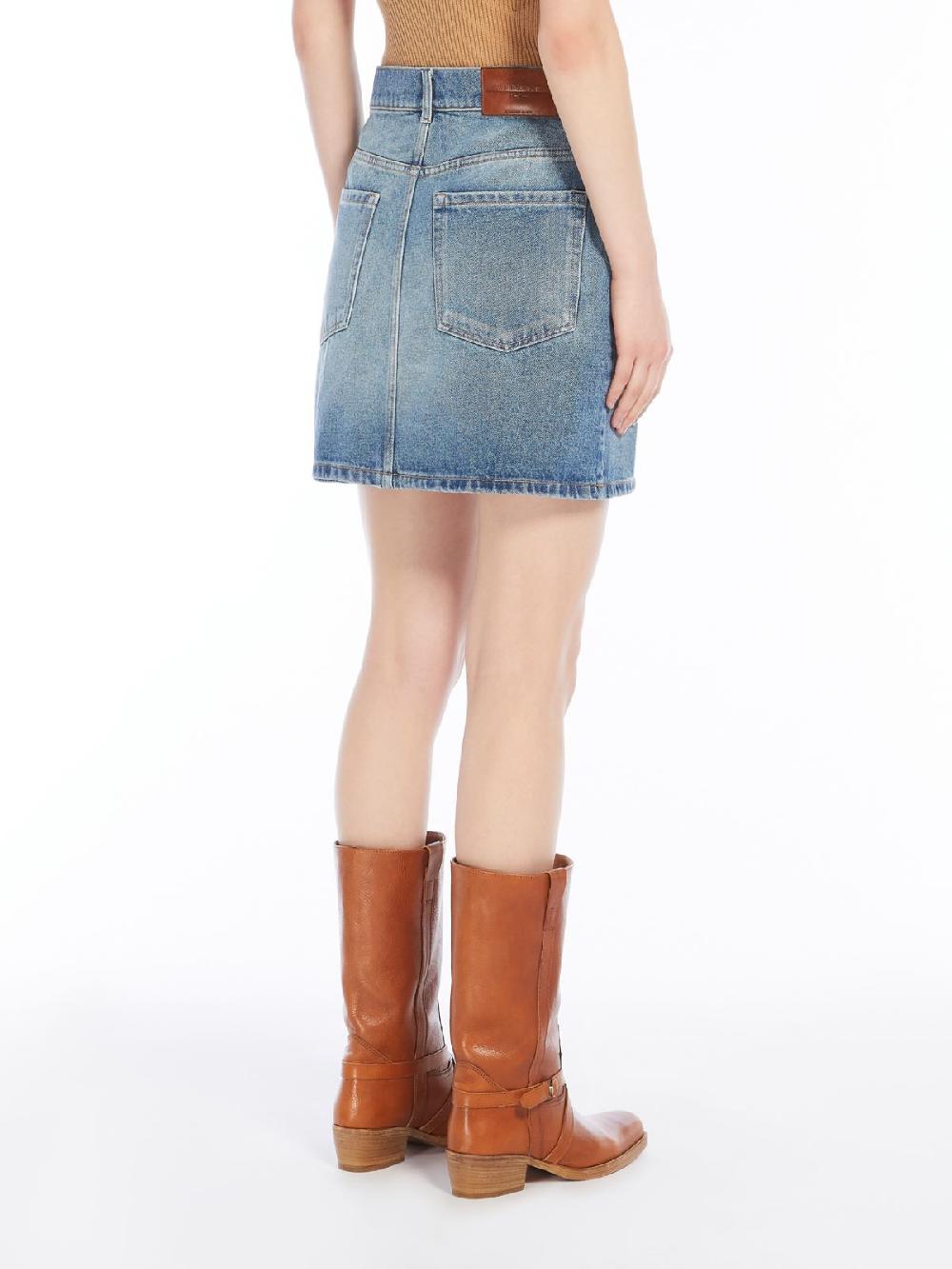 Weekend Minigonna in denim con borchie Online