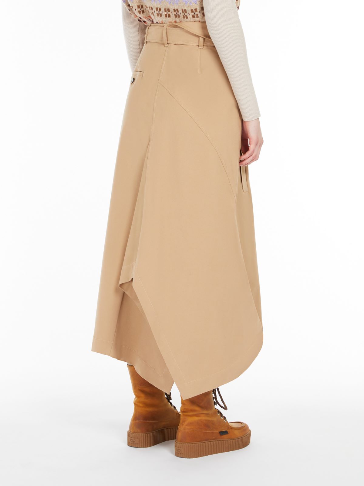 Weekend Gonna trench in gabardina di cotone Saldi Di Fabbrica