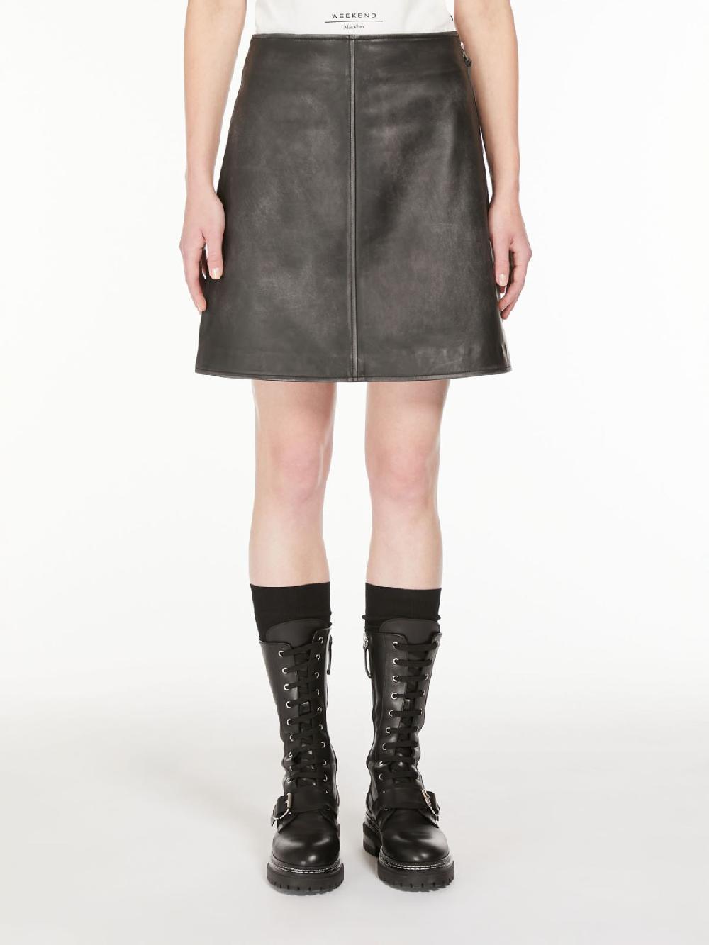 Weekend Gonna mini in pelle Nuova